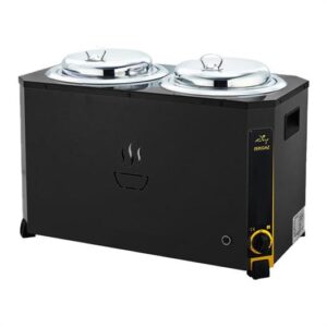 Işıkgaz Silverinox C-08 Elektrikli 9+9 Litre Jumbo Çorba Potu - Çorba Kazanı - Görsel 1