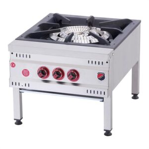 Işıkgaz Silverinox YER-03-G Lpg Tüplü 3 Yanışlı Yer Ocağı - Görsel 1