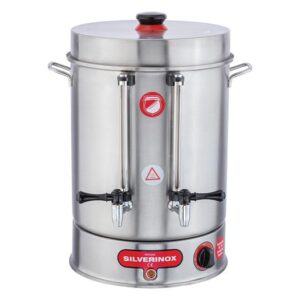 Işıkgaz Silverinox Metal Musluk 80 Bardak Çay Makinesi 9 Lt Çay Potu 2011 - Görsel 1