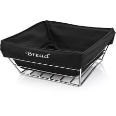 Biradlı BRD-HW180-Bezli Kare Ekmek Sepeti