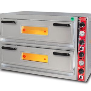 SGS PO 9292 DE Çift Katlı Pizza Fırını 30 cm 9+9 Pizza Kapasiteli, Elektrikli